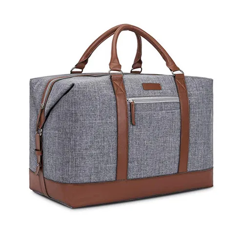 Нейлоновая деловая дорожная сумка для мужчин, Классическая портативная большая сумка на плечо с путешествием на самолете, поезде на выходные, для хранения багажа - Цвет: 47x37x24 cm