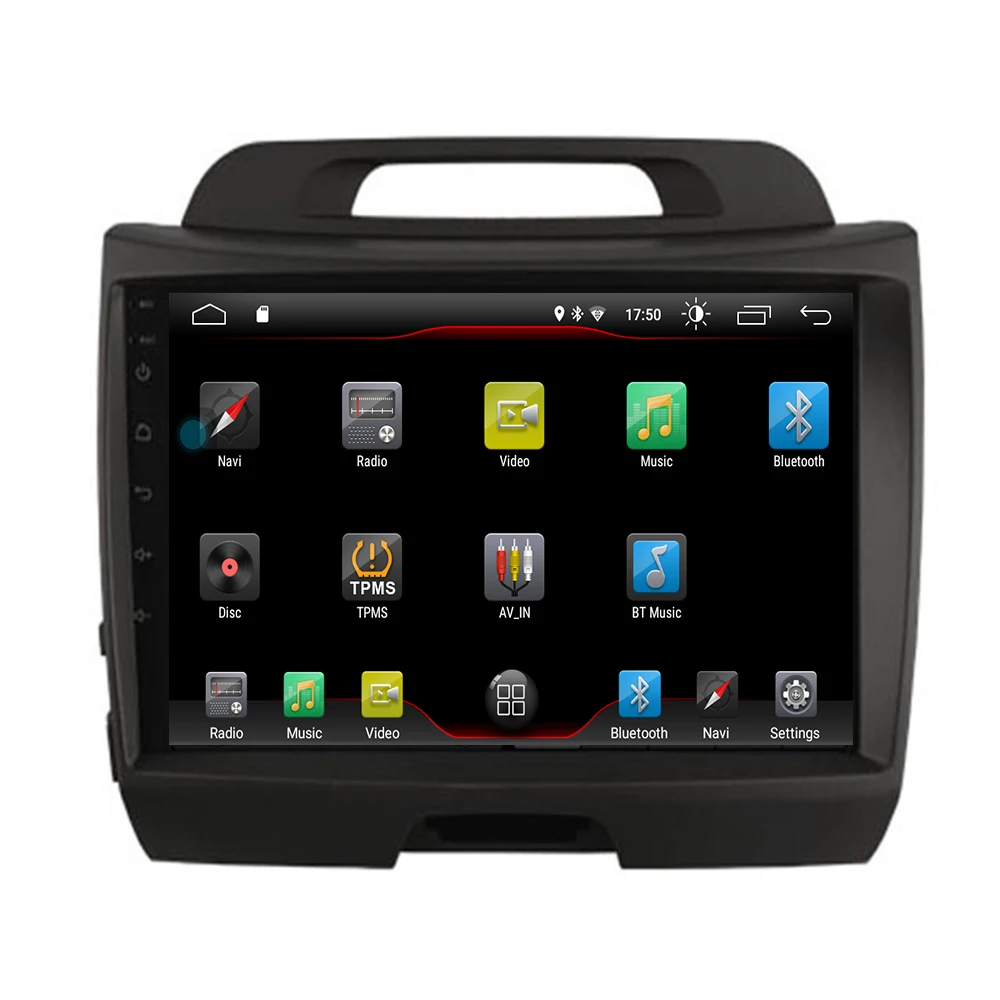 Android 9,0 2.5D автомобильный dvd для kia SPORTAGE/sportage 2010-2012 Мультимедиа GPS Радио стерео карта gps-навигации камера