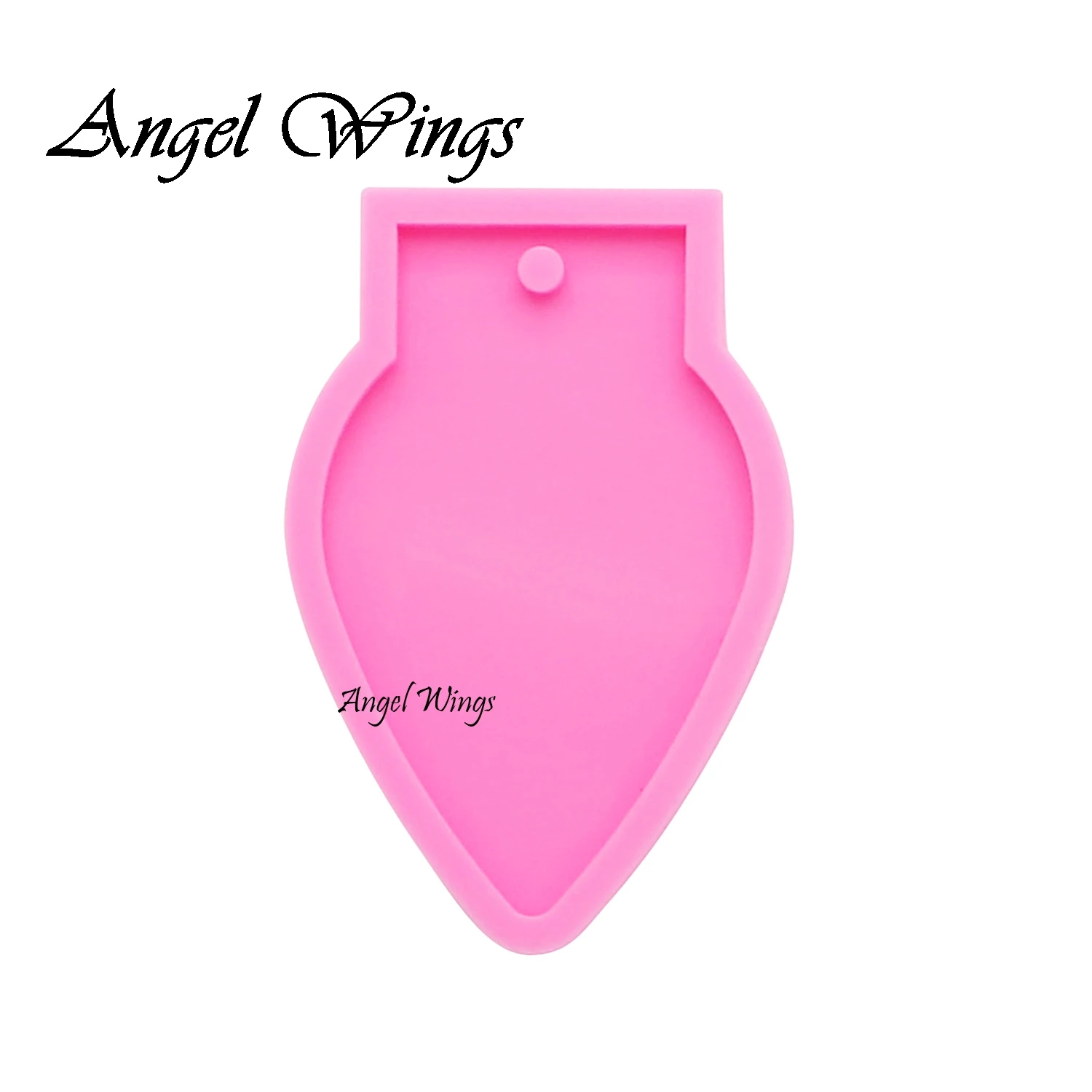 1Pc Pink Рождественские носки/украшения/дерево/лампа/круг силиконовые формы эпоксидной смолы помадка Искусно сделанные формы смолы декоративные ремесло DIY формы DY0108 - Цвет: 1Pc Pink