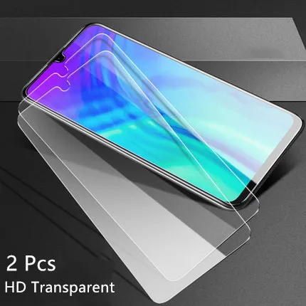 2 шт Полное закаленное стекло для huawei Honor 8A 0,26 мм 9H Защитная пленка для экрана с защитой от синего излучения для Honor 8A Pro на Honor8A JAT-LX1 - Цвет: 2 Pcs HD Transparent