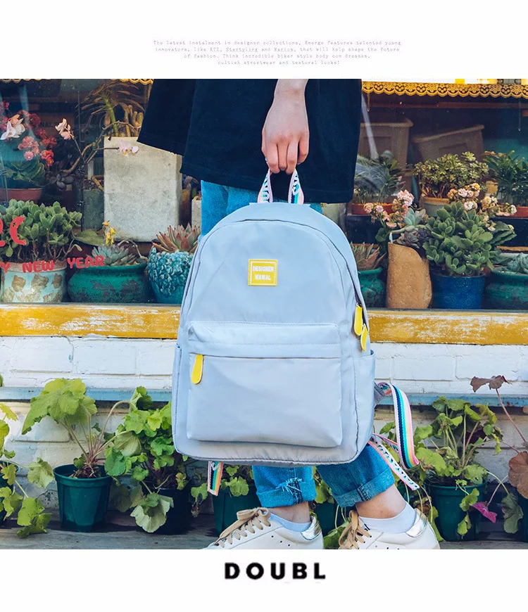 New Style WOMEN'S Bag WOMEN'S Backpack Korean-style Backpack Nylon WOMEN'S Bag a Generation of Fat Manufacturers Direct Sel