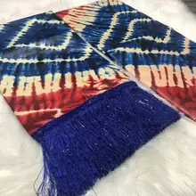 Горячая Базен riche ткань Последние Высокое качество Африканский brzin riche парча ткань с кисточкой 5+ 2 Ярд/лот