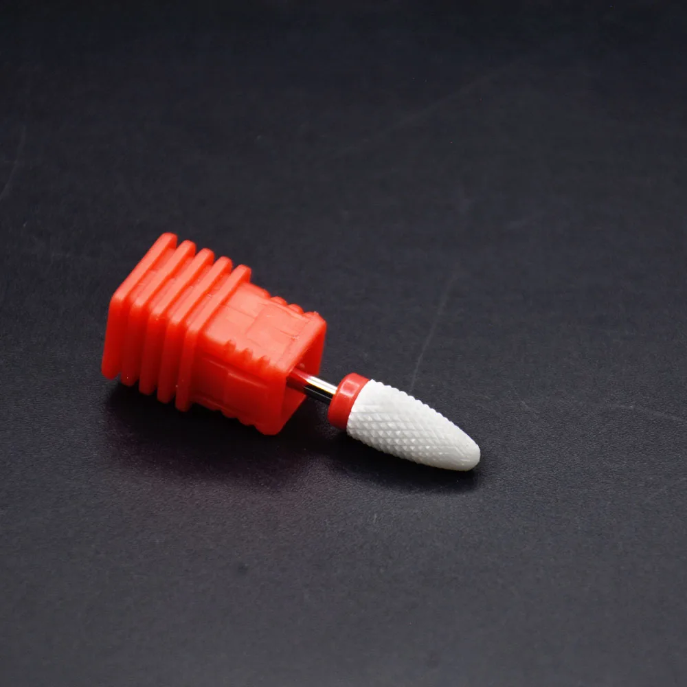 24 типа керамический сверло для ногтей маникюрный станок фрезерный резак маникюрные электрические аксессуары для сверления ногтей, 2,35 мм - Цвет: E2