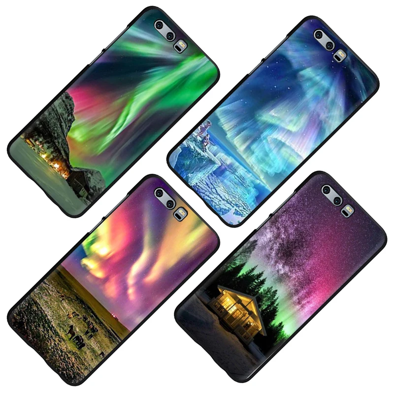 EWAU Северное сияние небо силиконовый чехол для телефона для Huawei Honor 6a 7A 7C 7X 8C 8X8 9 Примечание 10 Lite вид 20 9X pro