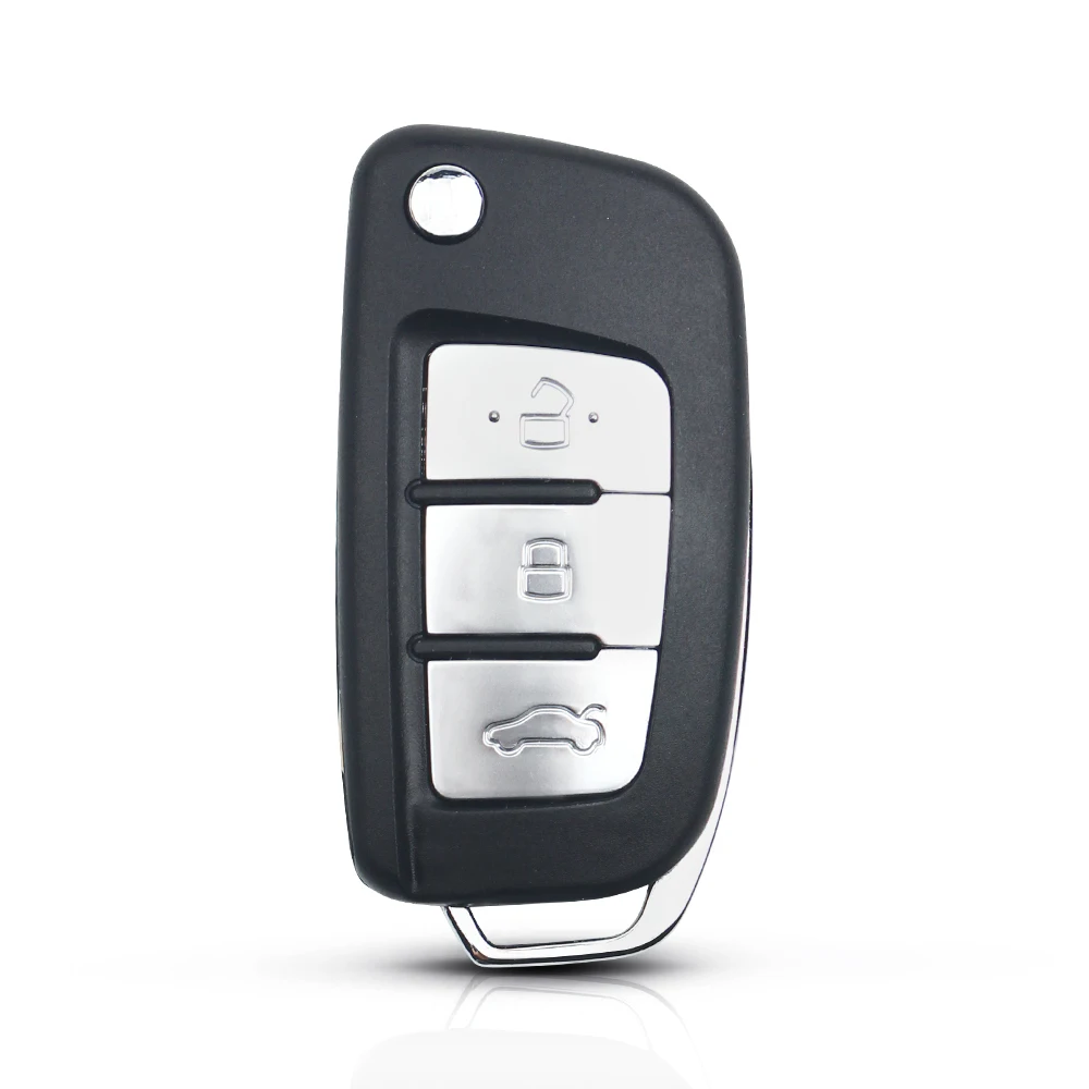 Dandkey 3 кнопки флип модифицированный автомобиль пустой ключ оболочки дистанционного управления для Ford Focus Fiesta C Max Ka Fiesta C-Max S-Max Mondeo Galaxy