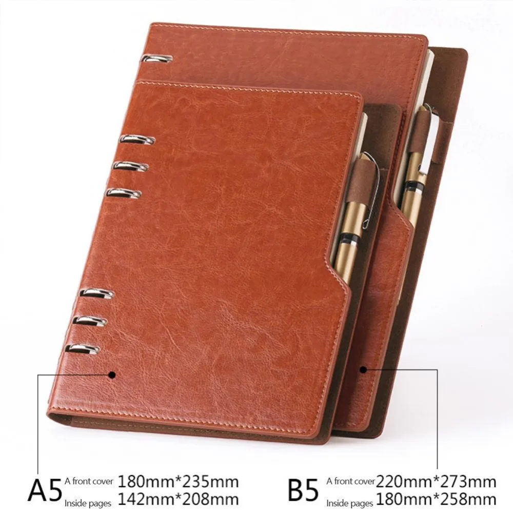 Записная книжка A5 B5, кожаный блокнот, ежедневник на год,, спиральный ежедневник, личный дневник, органайзер, карманный органайзер для канцелярских принадлежностей