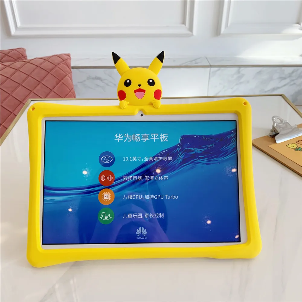Детский чехол для Huawei Honor T5 10 1 ''/8'' силиконовый с подставкой планшета MediaPad