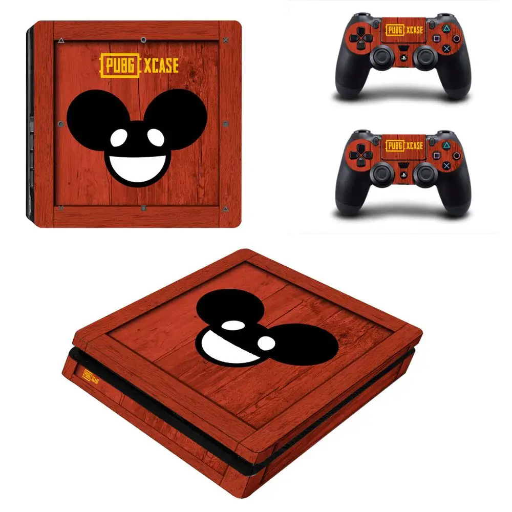  Game PUBG PS4 Slim Sticker Play station 4 Skin Sticker Decal For PlayStation 4 PS4 Slim Console & C