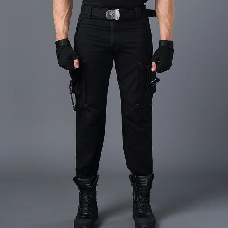 New Mens Tactical Pants Male Cargo Pants Overalls Mens Army Clothing Work Wear Many Pocket Combat M