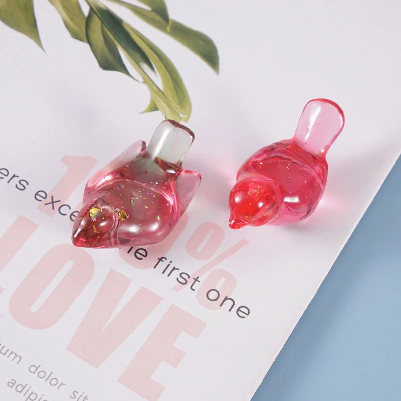Simulation Bird DIY Crystal Epoxy Resin Mold silicone mold 3D Bird Cute Cartoon Pendant Set Silicone Mold Creative Home Decoration ornaments