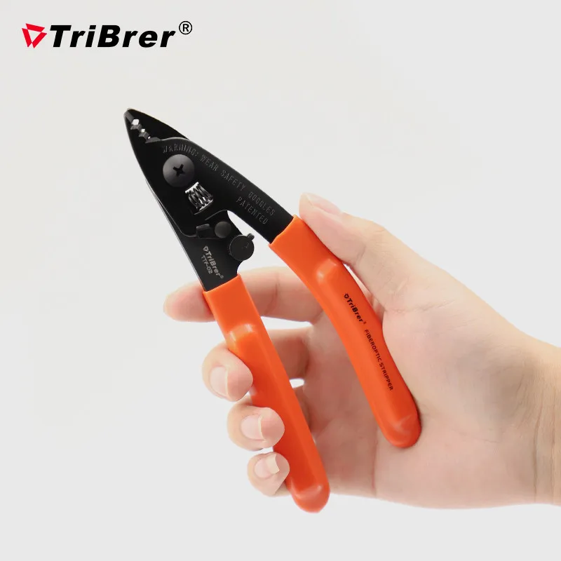 

2PCS TriBrer Miller fiber cable stripping pliers TTF-01 Double mouth stripper TTF-02 Three port strippers 125μm-3mm