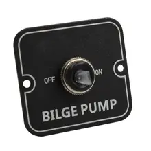 Морская Лодка Яхта RV Караван переключатель панели управления трюмным насосом переключатель морской панели автоматический переключатель управления насосом