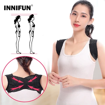 

Medical Adjustable Clavicle Posture Corrector Woemen Upper Shoulder Lumbar Support Belt Corset Posture Correction Back Brace