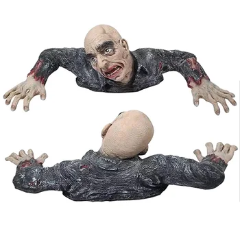 

Crawling Human Zombie Ghost Prop Halloween Decorations Sound Animated Evil Demon Moving Tortured Dead Man Bloody Corpse JS22