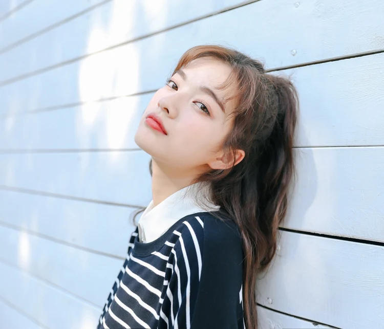 Женские толстовки Harajuku Ulzzang, Хлопковая полосатая толстовка с цветными блоками для девочек, винтажный Милый джемпер Kawaii для женщин