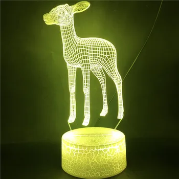 

Internet Sika Deer Bluetooth Base Animal Pretty Present Touch Sensor Colorful with Remote LED Night Light Atmosphere Bright Base