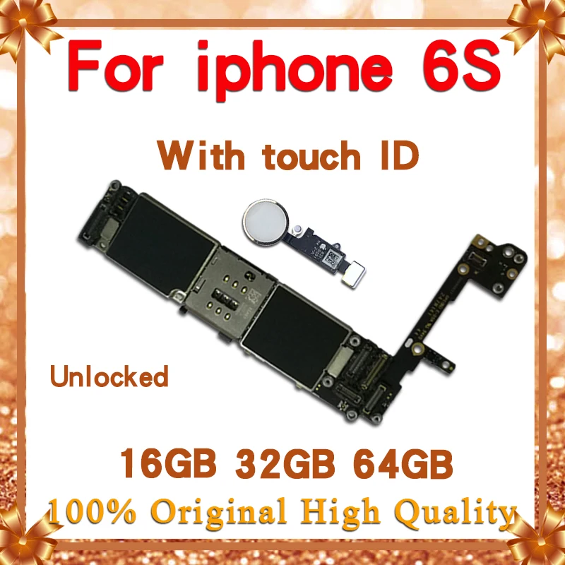 Оригинальная разблокированная материнская плата для iPhone 6S логическая без/с