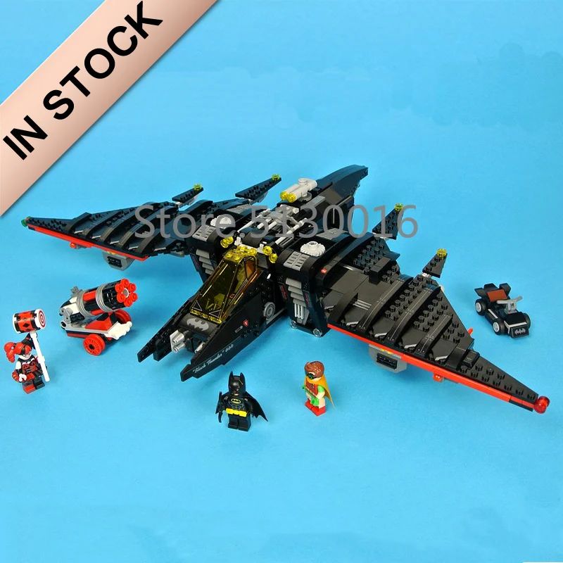 

In stock 07080 Batman Movie The Batwing Fighter 1068Pcs Building Blocks 70916 Bricks DC Christmas Gifts
