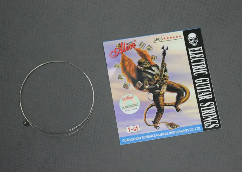 Description Picture 6 of item10pcs Alice A506SL Steel 1st E First Single Electric Guitar Strings 009 inch