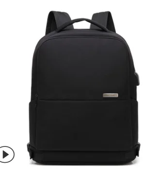 

men's backpack fashion shoulder men's bag hit color waterproof and wear-resistant computer backpack