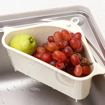 

Hot Trianglular Multifunctional Drain Shelf Storage Rack Kitchen Sucker Bathroom Support Corner Hanging Shelf Soap Box D