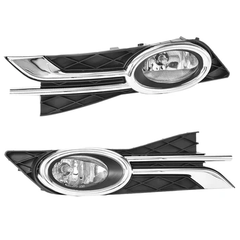 

DHBH-Car Bumper Fog Lights Lamps Assembly with Switch+Bulbs+Wiring for Honda Odyssey 2014-2016