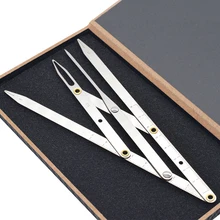 Stainless steel Golden Ratio CALIPERS Microblading Permanent Makeup Eyebrow Measure Tool Mean Golden Eyebrow DIVIDER