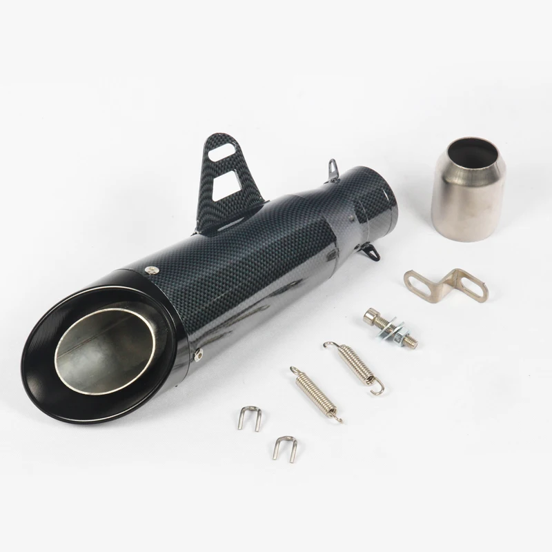 51mm Universal Exhaust Tips Muffler Tail Pipe for Motorcycle Scooter ATV Dirt Street Bike Stainless Steel - Image 5