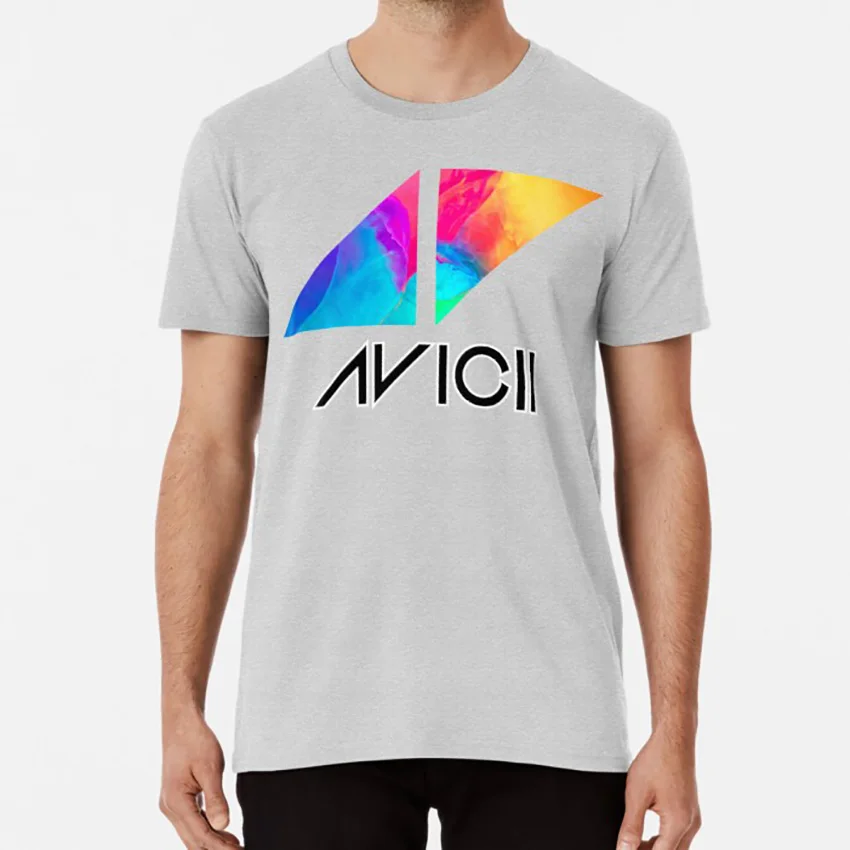 AVICII T Shirt avicii logo dj 20 april 2018 tim bergling wake me | Мужская одежда