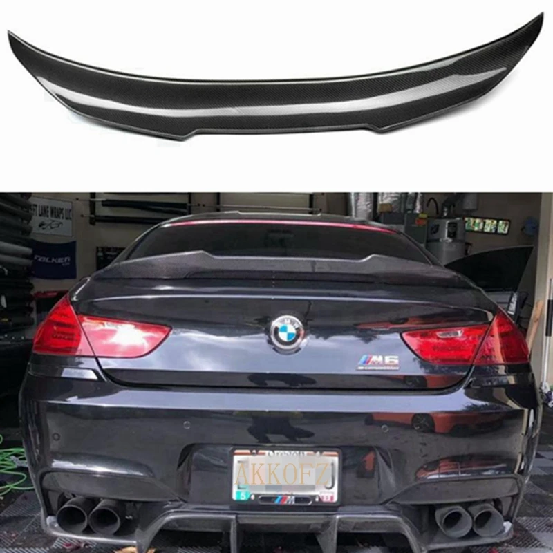 

For BMW 6 Series F06 F12 4-door 2-door PSM Style Carbon Fiber Trunk Spoiler Wing 640i 640d 650i