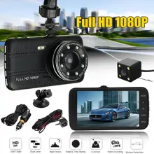 Renoster 4/3. 6 дюймов Dash Cam 1080P Автомобильная камера видео рекордер с голосовым g-сенсором Loor запись Dashcam 170 градусов безопасное напоминание