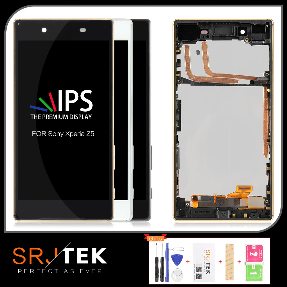Оригинальный Для SONY Xperia Z5 сенсорный ЖК экран для дисплей Sony дигитайзер сборка E6653
