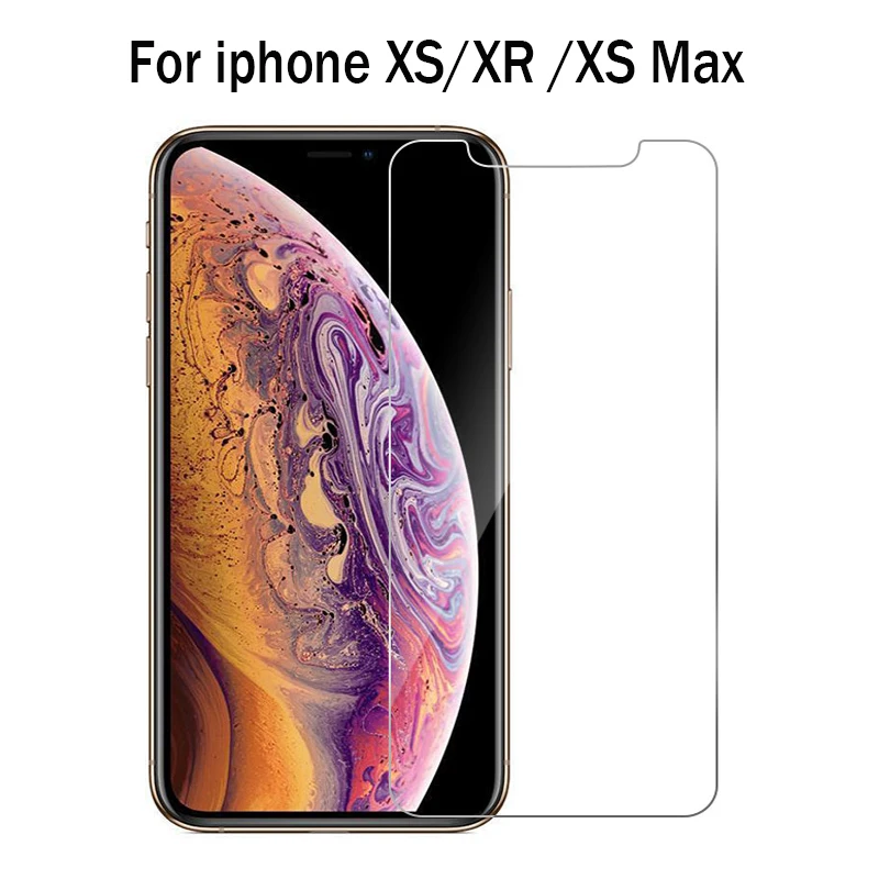 Защитное стекло закаленное для iPhone XS Max XR X 7 8 | Мобильные телефоны и аксессуары