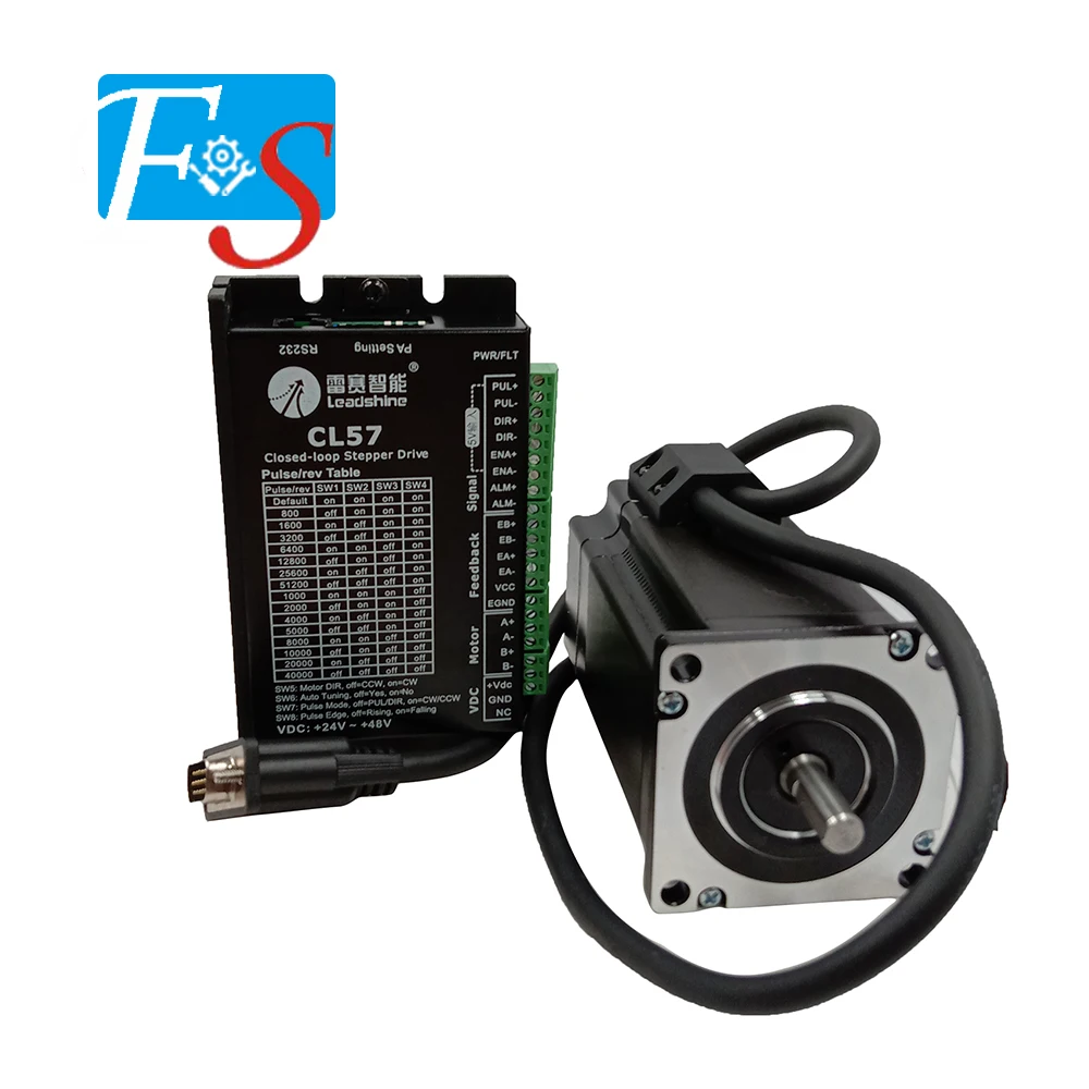 

Leadshine NEMA 24 2 phase 3N.m closed loop stepper motor 60CME30X+ CL57 losed Loop Servo Driver CNC controller kit for 3D Prin