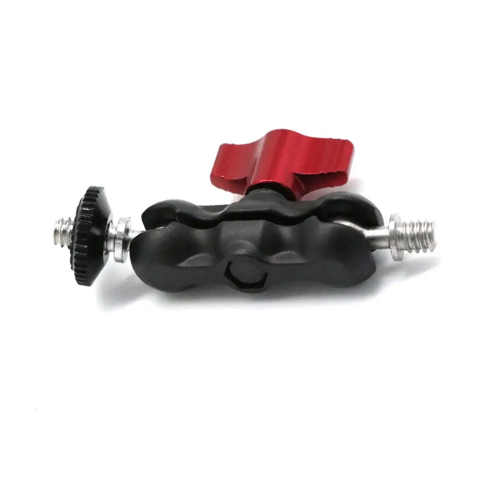 

Magic 1/4" Clamp Double Ball Head Arm Mount Adapter for DSLR Camera LCD Monitor