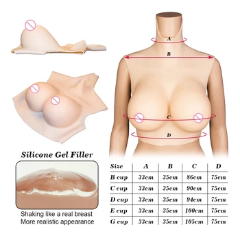 

GorgeousU Crossdress Fake Boobs Enhancer Realistic Silicone Breast Forms Man Drag Queen Transvestite Shemale