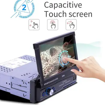 

9702 Android 8.1 1DIN 7 inch Car Stereo Audio GPS FM Radio WIFI Bluetooth MP5 Player SD FM USB With Rear View Camera