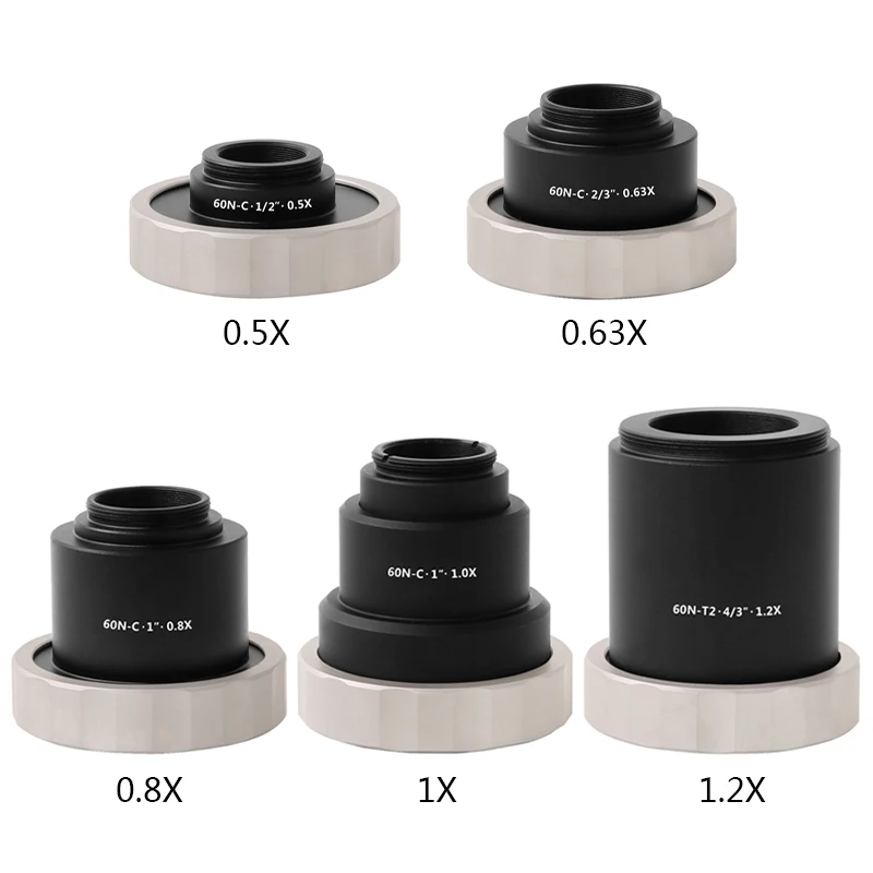 Zeiss Microscope CMount Adapter 0.5X 0.63X 0.8X 1X 1.2X for AXIO