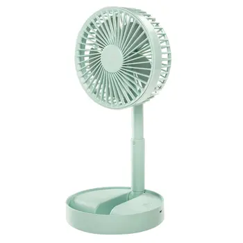 

Mini Retractable Folding Fan Student Portable Desktop Outdoor Handheld Usb Charging Silent Desktop Fan