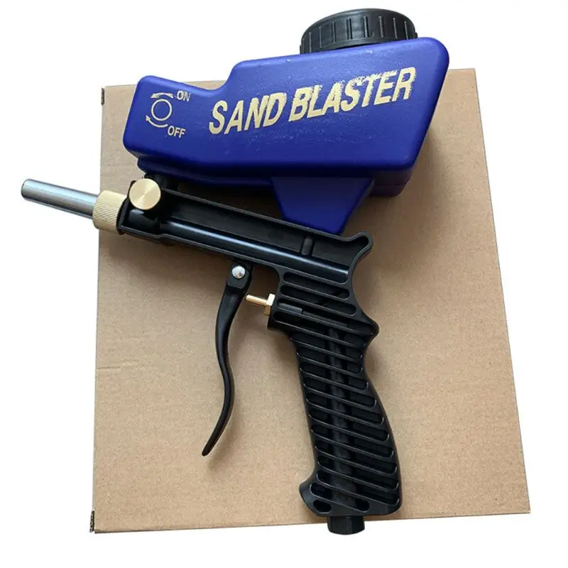 Hand Held Gravity Feed Sand Blaster Anti Rust Sand Blaster 1/4'' Air Inlet 