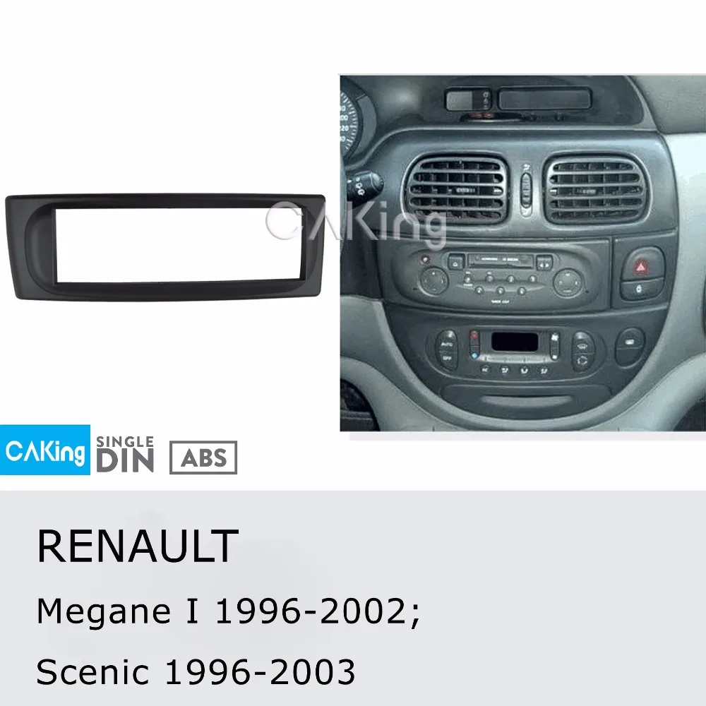 Однодиновая Автомобильная радиопанель Fascia Для RENAULT Megane I 1996 2002 Scenic 2003 комплект для