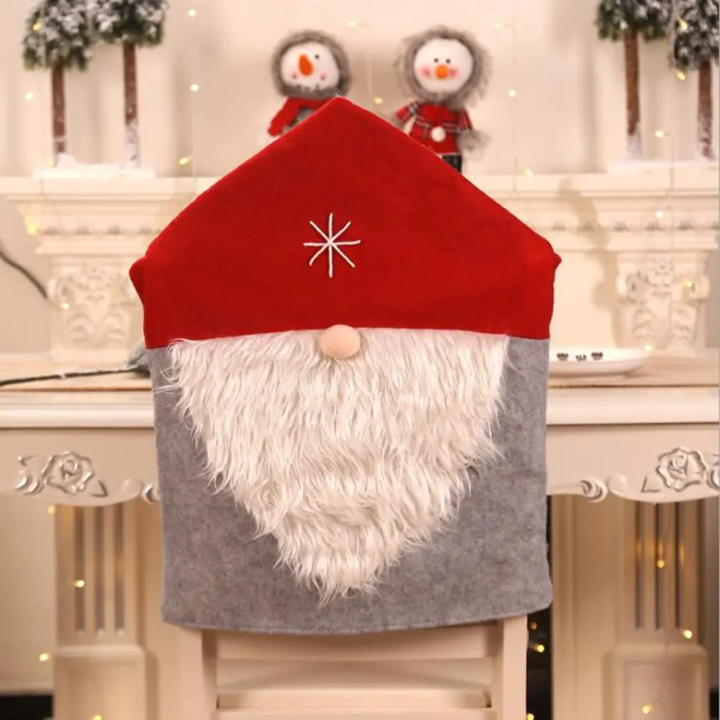 Чехлы для стульев, чехлы для кухонного стола, рождественские чехлы для стульев, праздничные, домашние, вечерние, декоративные, креативные Чехлы для дома