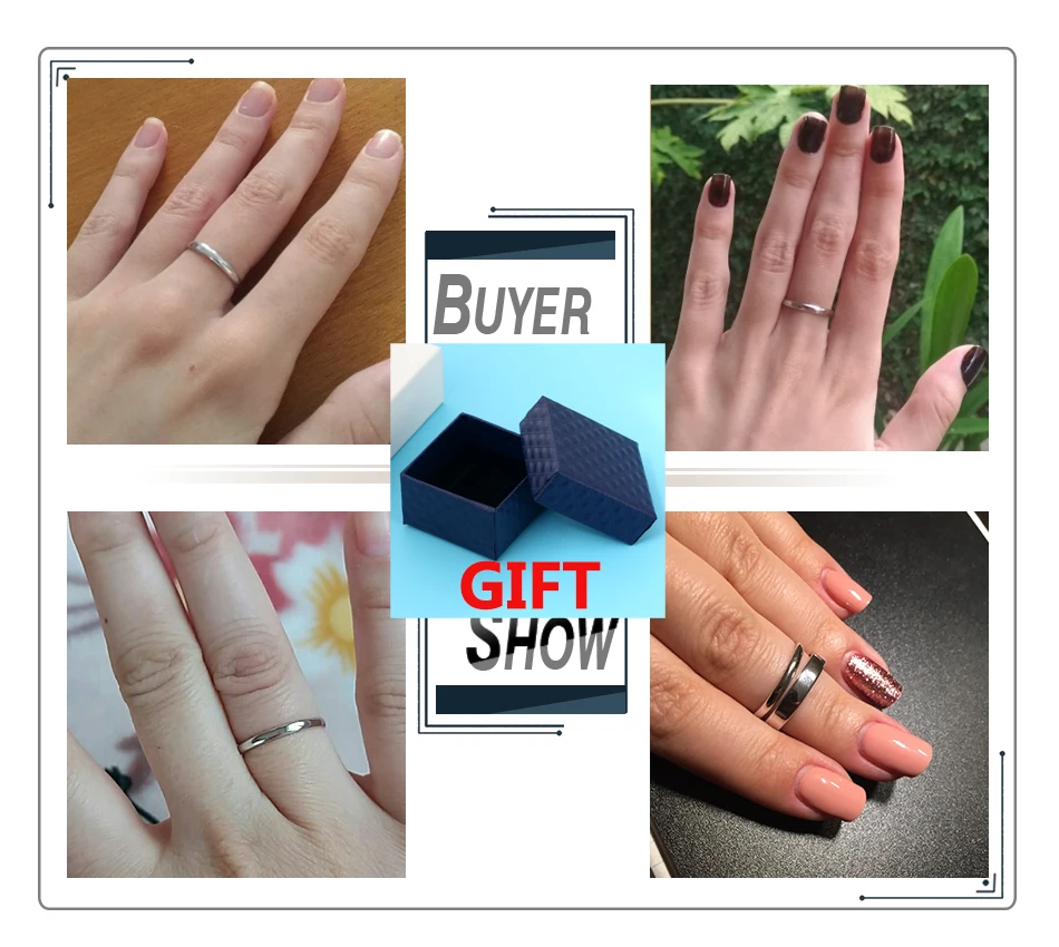 ORSA JEWELS 100% Real 925 Sterling Silver Rings for Women Simple 2019 Classic Wedding Ring Fashion Female Wholesale Jewelry SR74 6