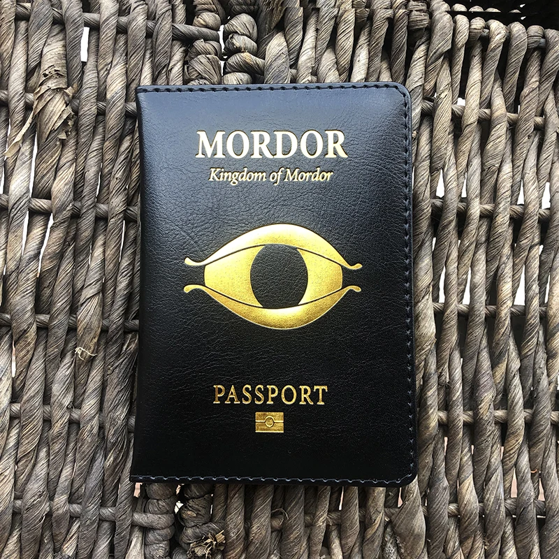 Passport Holder Middle Earth Shadow of Mordor Travel Accessories Family Gifts