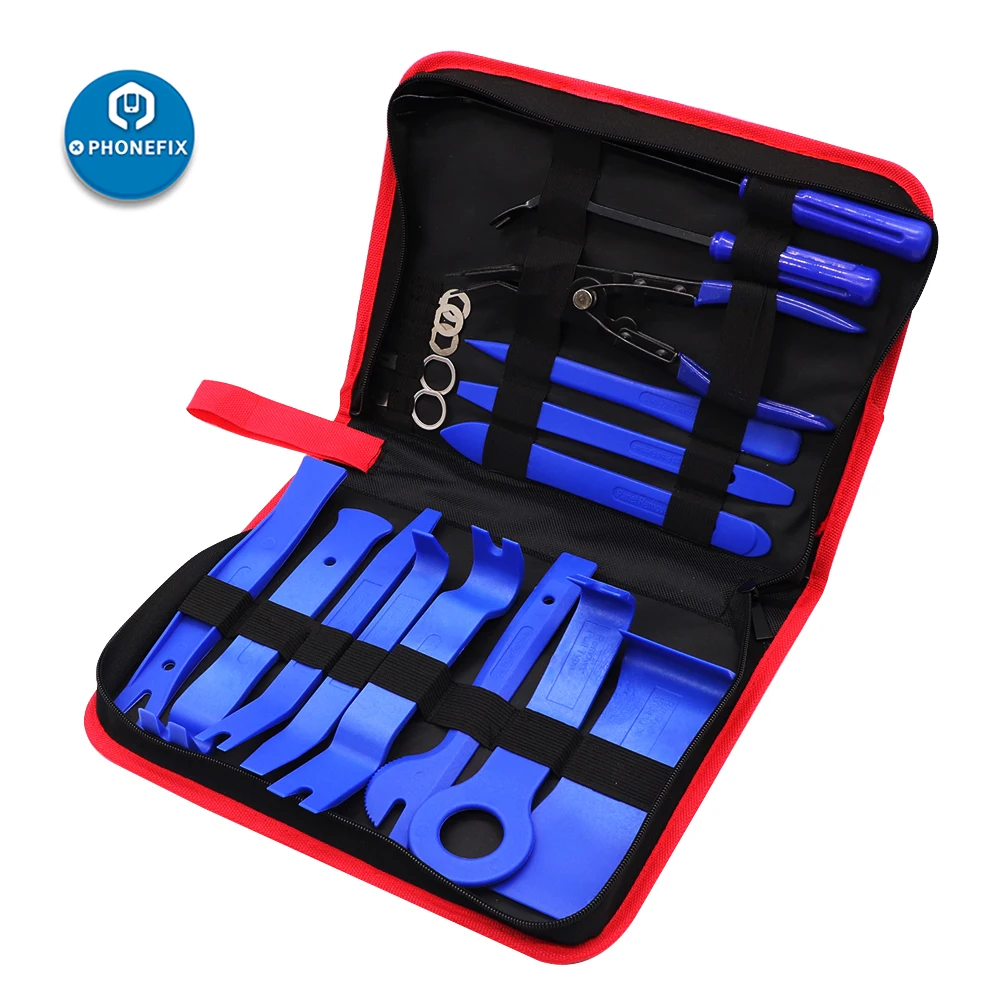 4/7/12/19 Pcs Auto Trim Removal Tool Kit Car Panel Door Audio Removal Pry Tool Car Dash Radio Door Trim Panel Clip Hand Tools 4/7/12/19 Pcs Auto Trim Removal Tool Kit Car Panel Door Audio Removal Pry Tool Car Dash Radio Door Trim Panel Clip Hand Tools