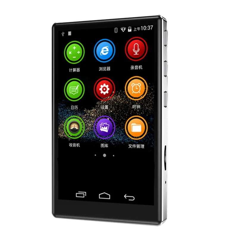 Популярный 4-дюймовый Full Screen HD MP4 плеер WiFi Android 6 0 MP3/4 2 + 16 Гб Bluetooth 5 контактный