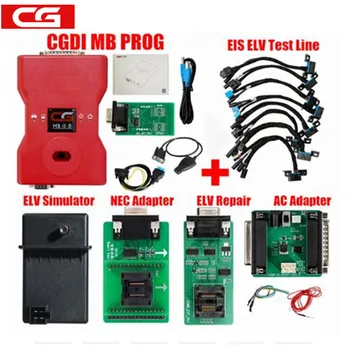 

CGDI Prog MB for Benz Car Key Add Fastest for Benz Key Programmer Support All Key Lost with ELV/NEC Adapter Free ELV Simulator