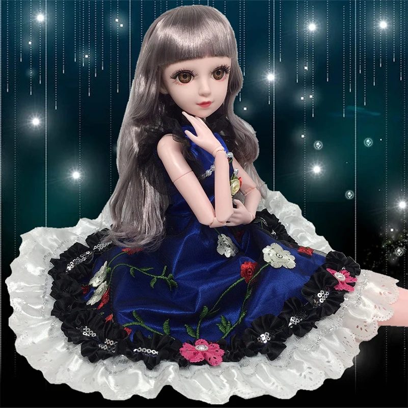 60 см BJD кукла 20 подвижные суставы белая кожа Bjd куклы платье принцессы Девушка игрушки одежда обувь аксессуары Игрушки для девочек Новинка