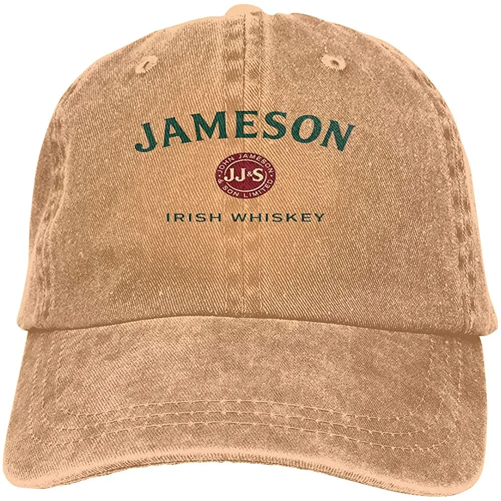 Ejiazhan7 Jameson Ретро Регулируемая ковбойская Джинсовая Шляпа Унисекс Хип Хоп натуральный бейсболки