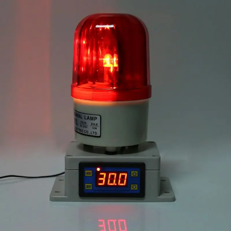 

Temperature Controller Alarm Warning Light Digital Thermostat for Incubator Farm 24BA